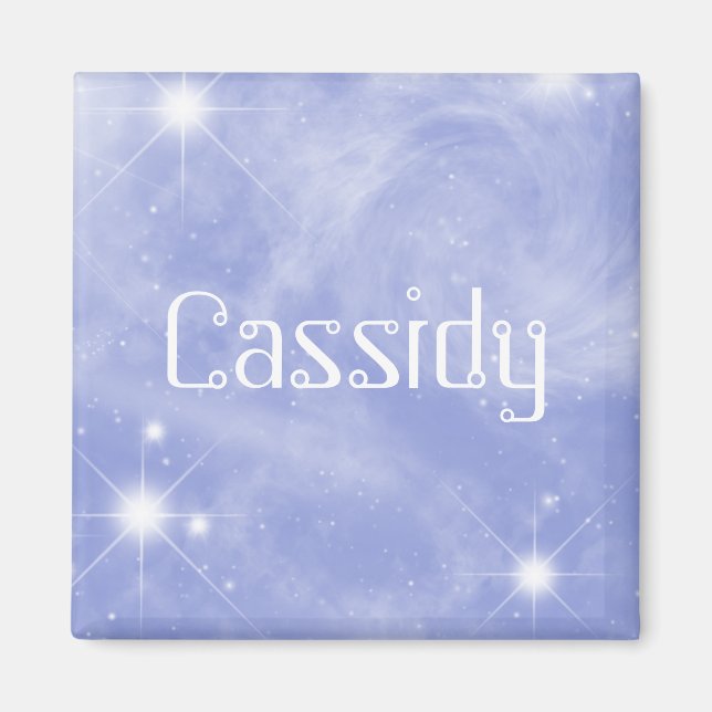 Cassidy Starry Name Magnet (Vorne)