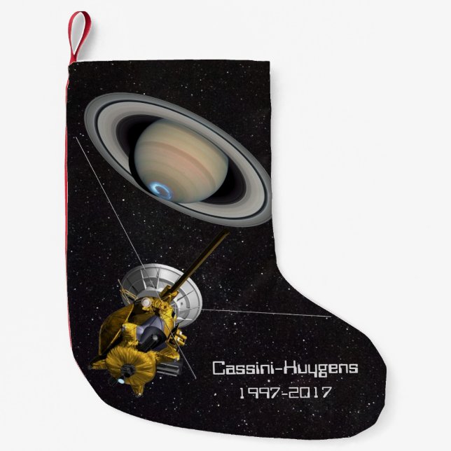 Cassini Huygens Mission zum Saturn Kleiner Weihnachtsstrumpf (Vorderseite)
