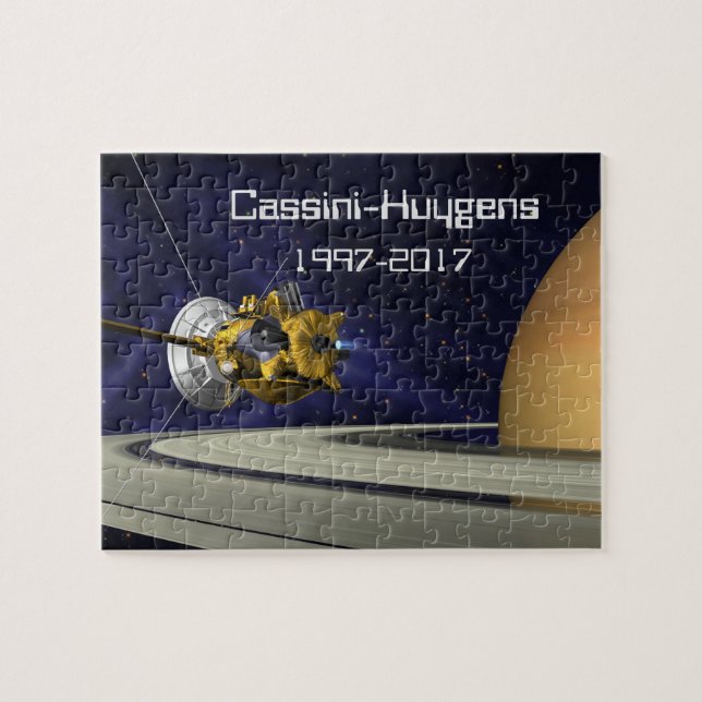 Cassini Huygens Saturn Mission Spacecraft (Horizontal)