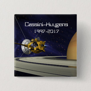 Cassini Huygens Saturn Mission Spacecraft Button