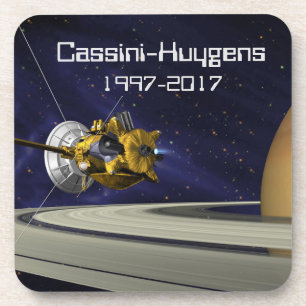 Cassini Huygens Saturn Mission Spacecraft Getränkeuntersetzer