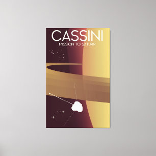 Cassini-Mission zum Saturn Leinwanddruck
