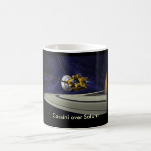 Cassini über Saturn-Tasse Kaffeetasse