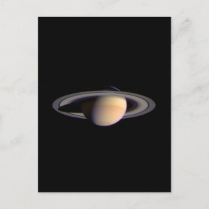Cassini View of Saturn Space NASA Postkarte