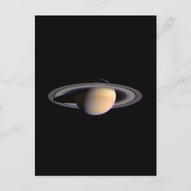 Cassini View of Saturn Space NASA Postkarte (Vorderseite)