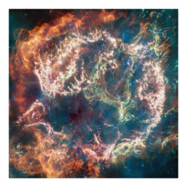 Cassiopeia A MIRI Image James Webb Space Telescope Fotodruck