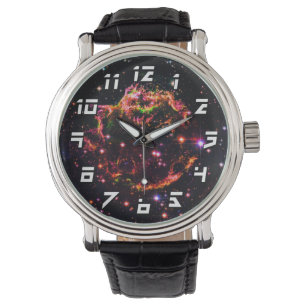 Cassiopeia A Nebel Supernova-Überrest Weltraumfoto Armbanduhr