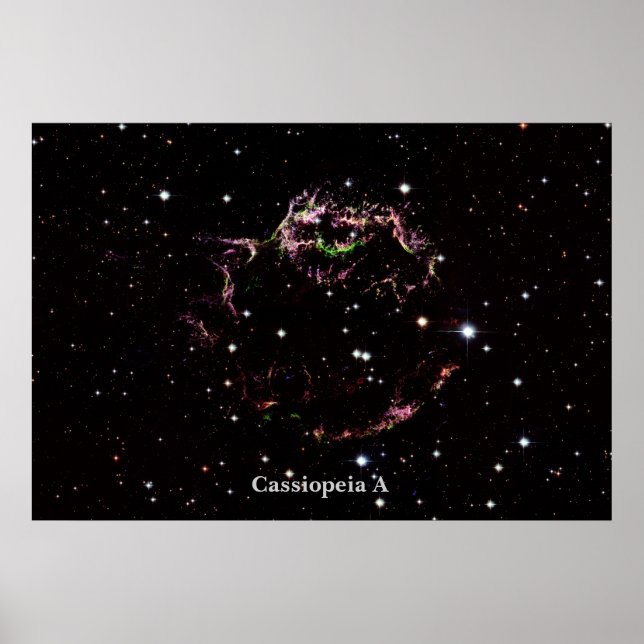 Cassiopeia A Poster (Vorne)