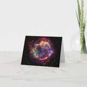Cassiopeia A supernova Note Card Karte