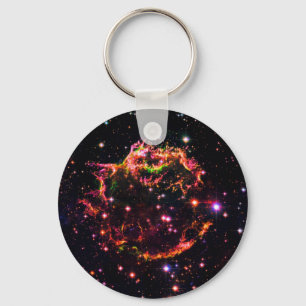 Cassiopeia Ein Nebula Supernova Remnant Space Foto Schlüsselanhänger