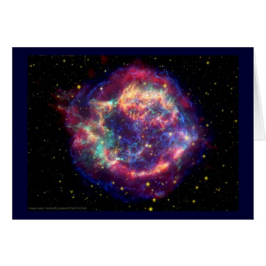 Cassiopeia ein Supernova-… Tod steht ihr Karte