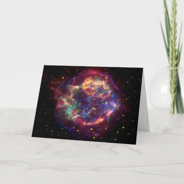 Cassiopeia Galaxy Supernova Karte (Vorderseite)