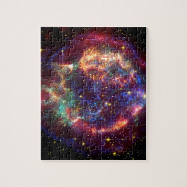 Cassiopeia Galaxy Supernova Rest (Vertikal)