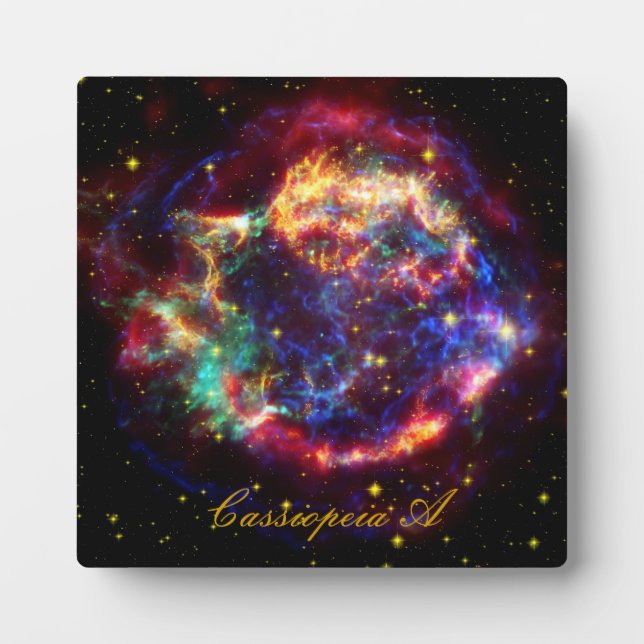 Cassiopeia Galaxy Supernova Rest Fotoplatte (Vorderseite)