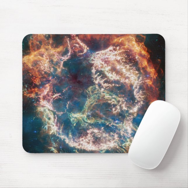 Cassiopeia | Supernova | JWST Mousepad (Mit Mouse)
