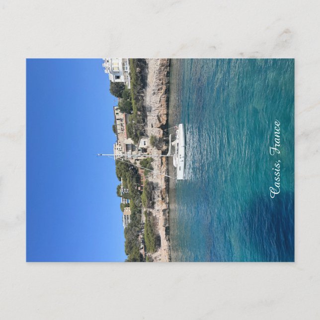 Cassis Postkarte (Vorderseite)