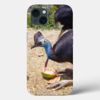 Cassowary Bird Eating Melons, iPhone 13 Coque