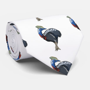 cassowary color woody text krawatte