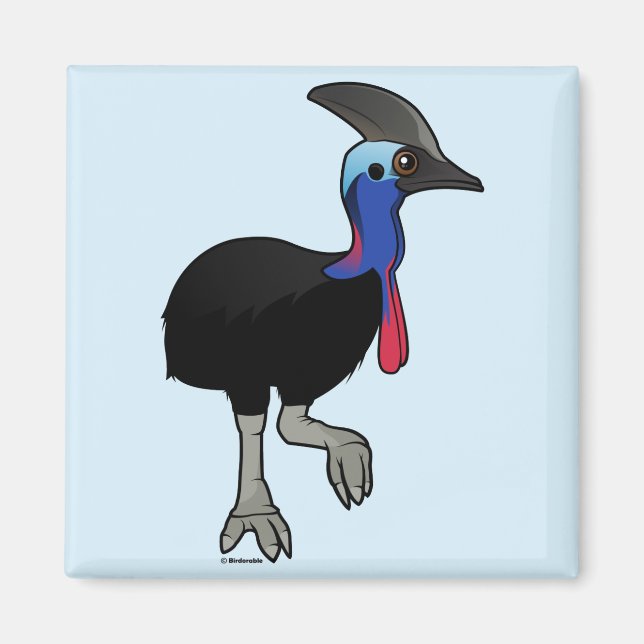 Cassowary Magnet (Vorne)
