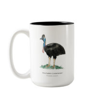 Cassowary Mug à café à deux tons