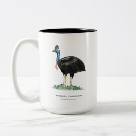 Cassowary Two-Tone-Kaffee-Tasse Zweifarbige Tasse