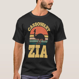 Cassowary Zia Niedlich Cassowary Familie Party Ita T-Shirt