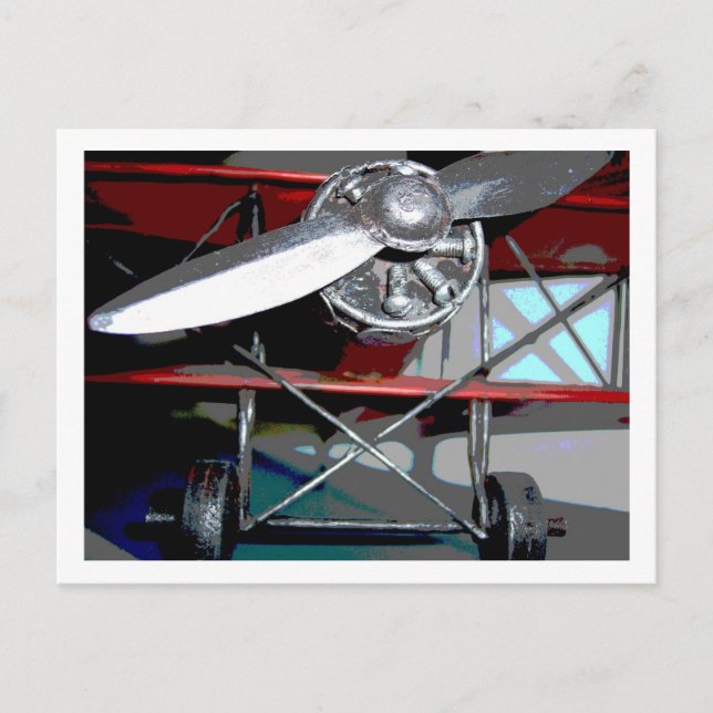 Cast Iron Airplane Postcard Postkarte (Vorderseite)