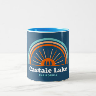 Castaic Lake California Regenbogen Zweifarbige Tasse