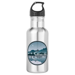 Castaic Lake California Spiegelung Edelstahlflasche