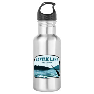Castaic Lake Kalifornien Angelrute Edelstahlflasche