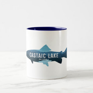 Castaic Lake Kalifornien Fische Zweifarbige Tasse