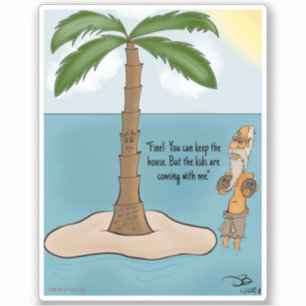Castaway Aufkleber