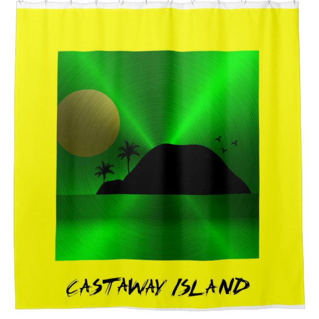 Castaway Island Duschvorhang (Vorderseite)