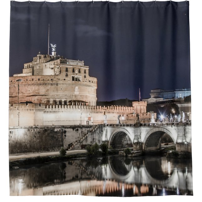 Castel Sant Angelo in Rom Duschvorhang (Vorderseite)