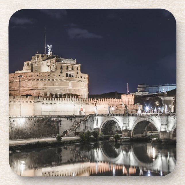 Castel Sant Angelo in Rom Getränkeuntersetzer (Vorderseite)
