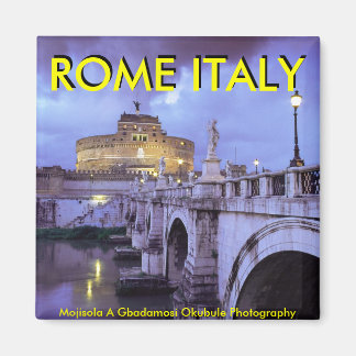 Castel Sant'Angelo und Bridge, Rom, Italien Magnet