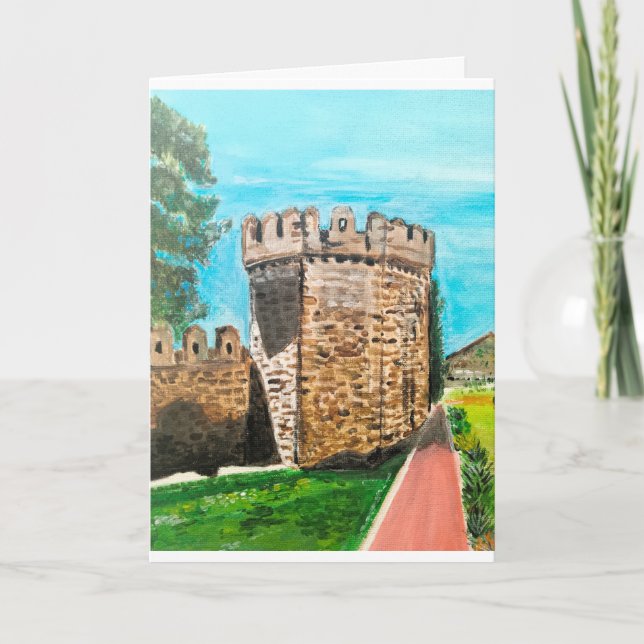 Castell de Benisanó Malerei von Alfred Fox Karte (Vorderseite)