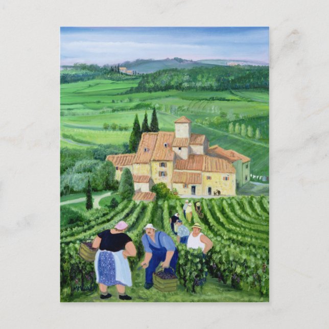 Castellina-in-Chianti Postkarte (Vorderseite)