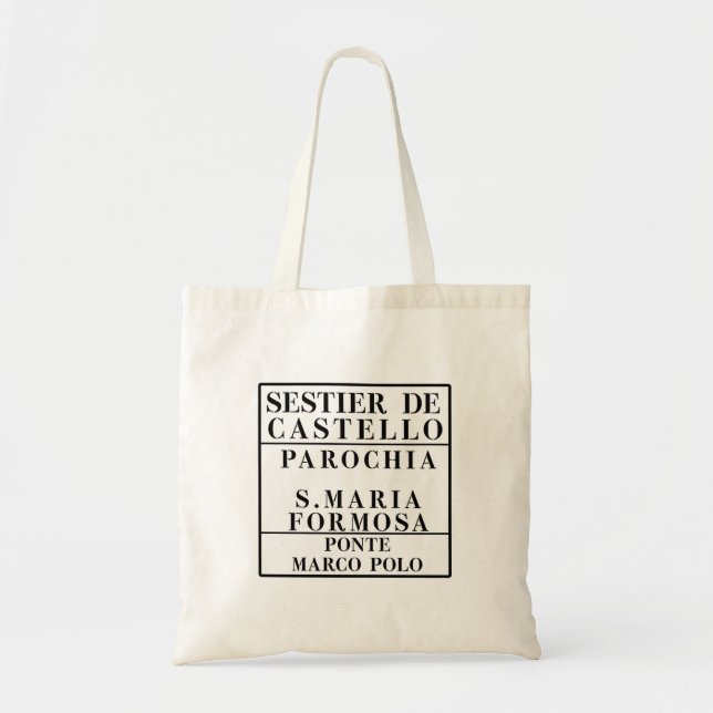 Castello-Formosa-Marco Polo, Venedig, Straße Tragetasche (Vorne)