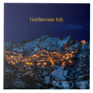 Castelmezzano, Italien Fliese