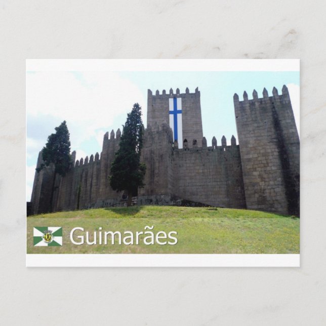 Castelo de Guimarães, Portugal Postkarte (Vorderseite)