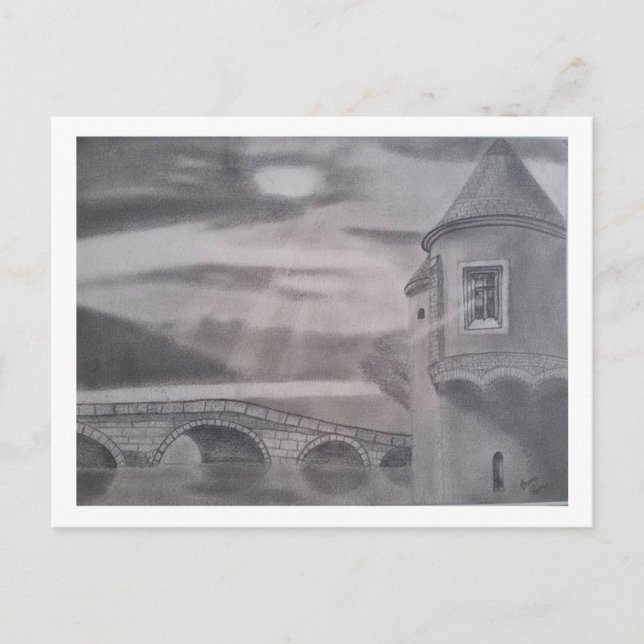 Castelo Medieval Postkarte (Vorderseite)