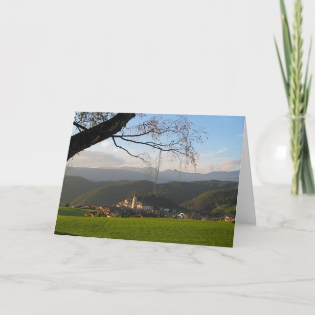 Castelrotto Italien Karte (Vorderseite)