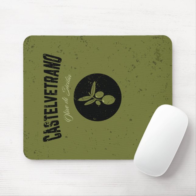 Castelvetrano Olives di Sicilia Mousepad (Mit Mouse)