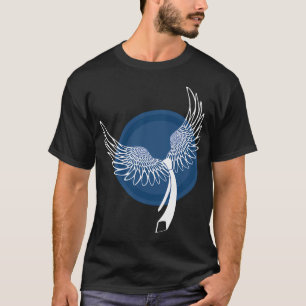 Castiel Flügel mit Krawatte in weiß T-Shirt