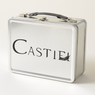 Castiel mit Feder Metall Lunch Box
