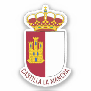 Castilla La Mancha - Spanien Aufkleber