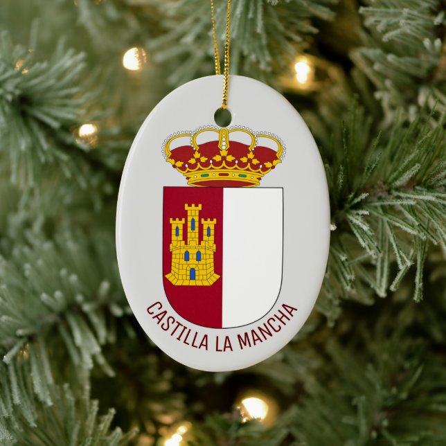Castilla La Mancha - Spanien Keramik Ornament (Baum)