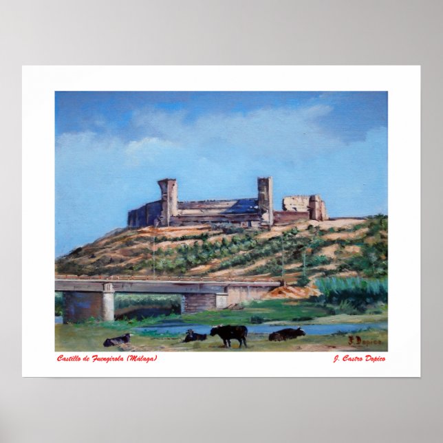 Castillo de Fuengirola (Málaga) Poster (Vorne)
