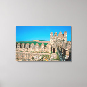Castillo de Las Aguzaderas ist ein Schloss mit Leinwanddruck
